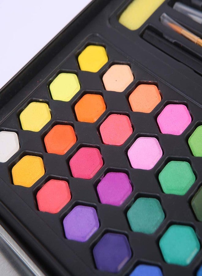 KABEER ART Watercolor Cakes Set Art Painting Kit with Watercolor Paper, 36 Colors, Multicolour - Image 3